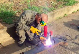 Weld From Anywhere With This DIY Car Battery-Powered Welding Kit