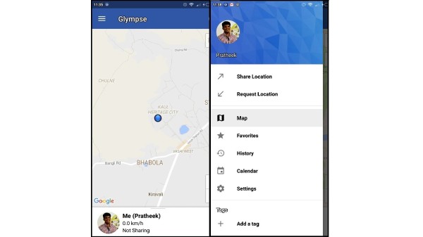 Glympse Mobile Application Review: CarWale