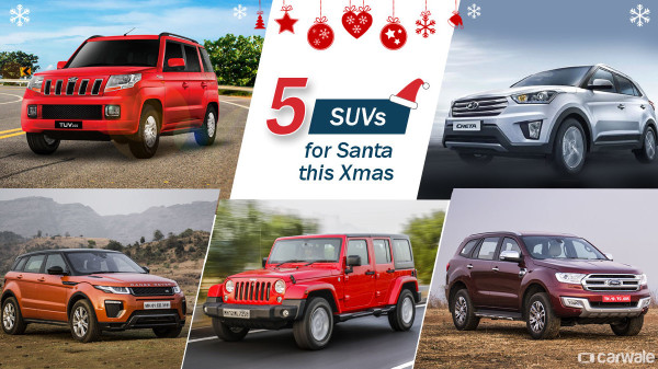 Five SUVs for Santa this Xmas