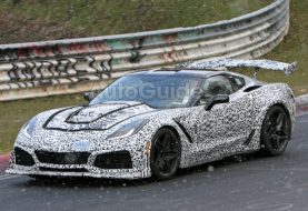 Corvette ZR1 Spied Getting Some Track Time with Crazy Aero Package