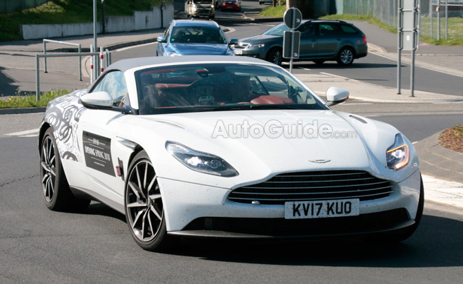 Aston Martin DB11 Volante Sheds Camouflage as it Nears Debut