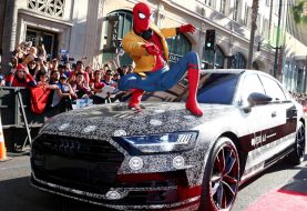 Audi A8 Shows Up at Spider-Man Premiere Appropriately Disguised