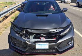 Honda Civic Type R Gets Destroyed on its First Day Out