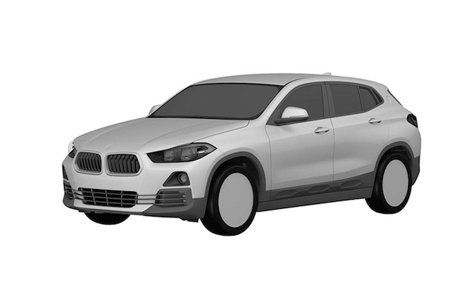 Probable BMW X2 Design Revealed in Patent Application
