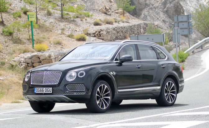 Spy Shots Signal Arrival of Bentley Bentayga Hybrid