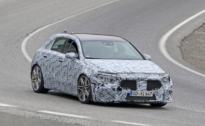 2019 Mercedes-AMG A45 With 400 HP 2.0L Spied Testing