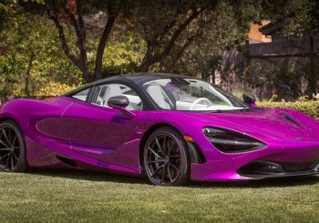McLaren 720S MSO Shown in Eye Popping Purple at Pebble