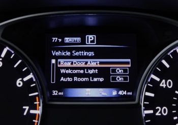 Nissan Launches Rear Door Alert System