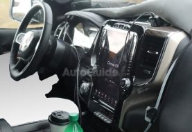 Spy Photos Expose 2019 Ram 1500's New Tesla-Like Touchscreen