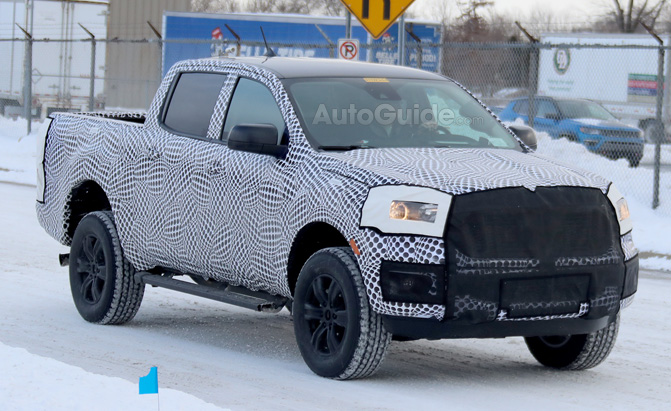 2019 Ford Ranger XLT Spied Undergoing Winter Testing