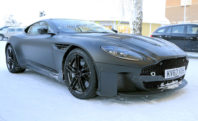 Spy Shots Get up Close and Personal With new Aston Martin Vanquish