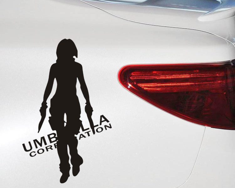 Car Stickers Resident Evil Umbrella Corporation Heroine Alice Creative Decals Waterproof Auto Tuning Styling 23*13cm Car styling
