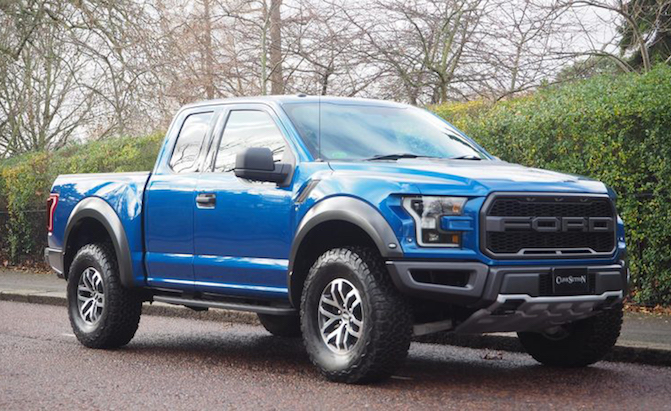 Right Hand Drive Ford F-150 Raptor has Come to Dominate London's Streets