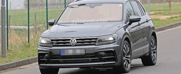 VW Tiguan R Prototype Spied Road Testing With Quad Exhaust, Possible 2.0 TSI