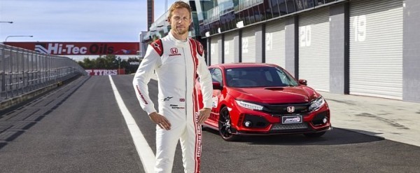 Jenson Button Sets Lap Record At Bathurst With Honda Civic Type R