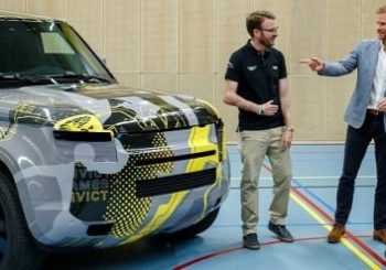 Prince Harry Checks Out the 2020 Land Rover Defender