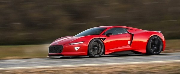 Sleek Audi R8 Rendering Looks Like a Futuristic Electric Hypercar