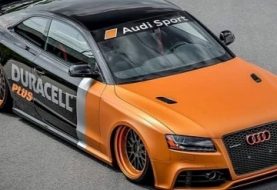 Old Audi RS5 Coupe Gets Duracell Battery Makeover