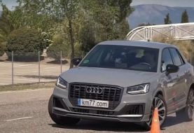 Audi SQ2 Takes Moose Test, Shows Understeer and Wobble