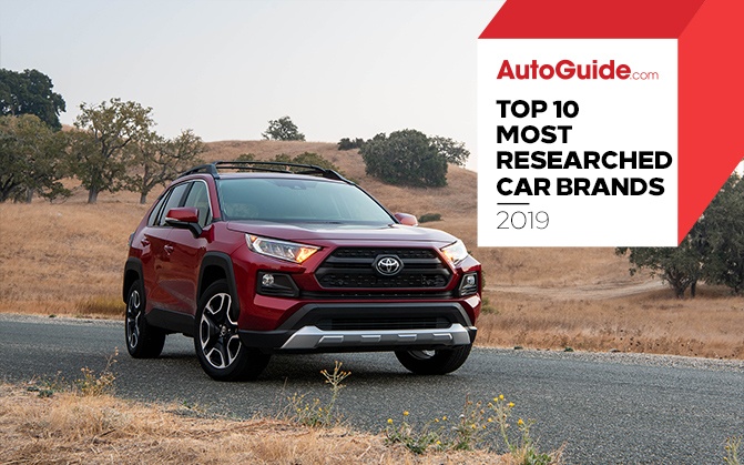 AutoGuide.com’s Most-Researched Car Brands of 2019