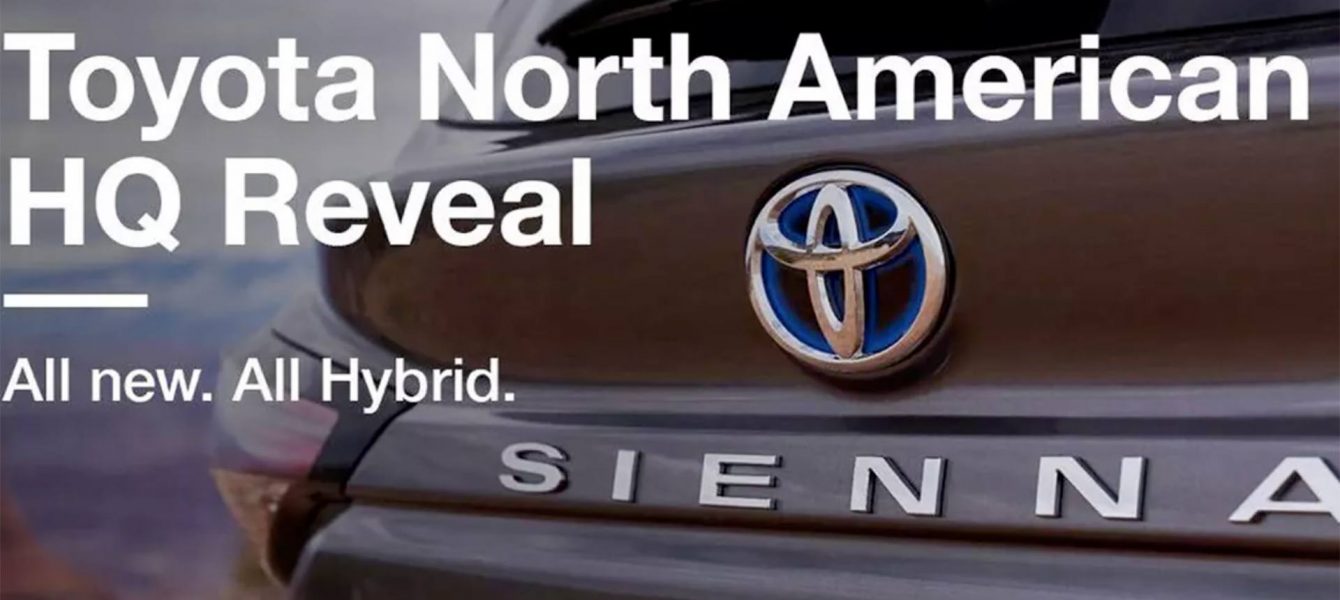 2021 Toyota Sienna Hybrid Leaks on Twitter