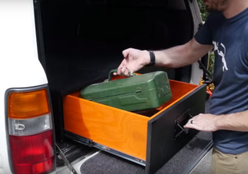 DIY Tool Cabinet Keeps the Back of Your Truck or SUV Organized