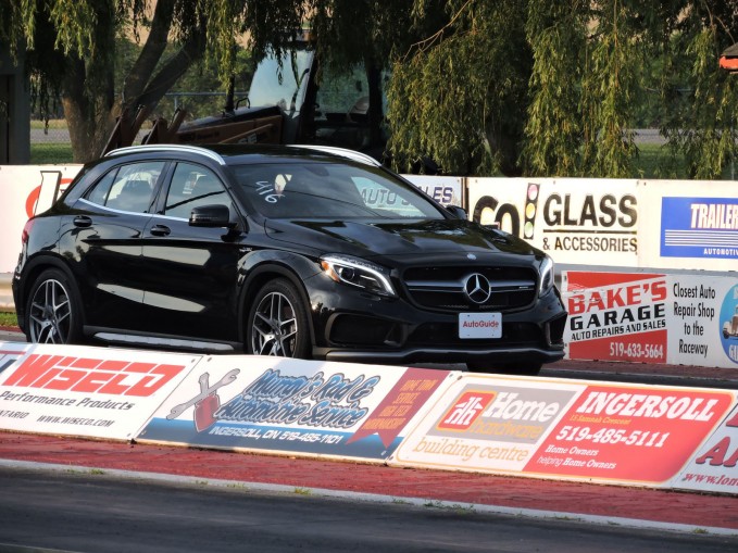 Drag Racing a Mercedes-Benz GLA 45 AMG