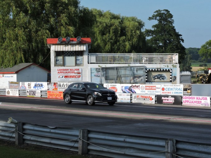 Drag Racing a Mercedes-Benz GLA 45 AMG