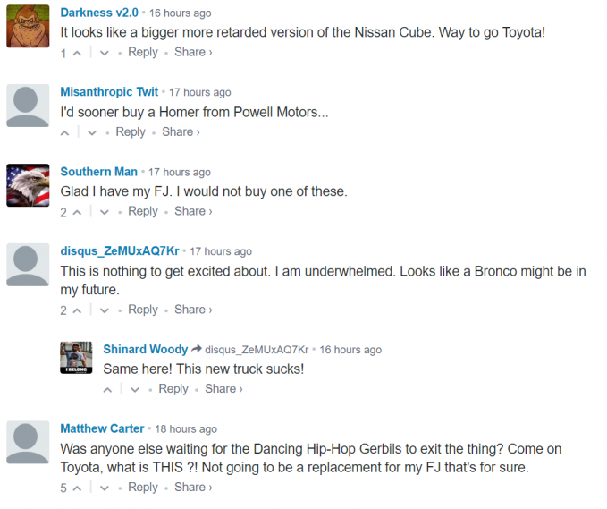 Here’s What People Are Saying About the Toyota FT-4X (NSFW)