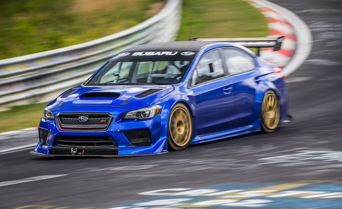 Watch the Subaru WRX STi NBR Special Lap the 'Ring in Under 7-Minutes