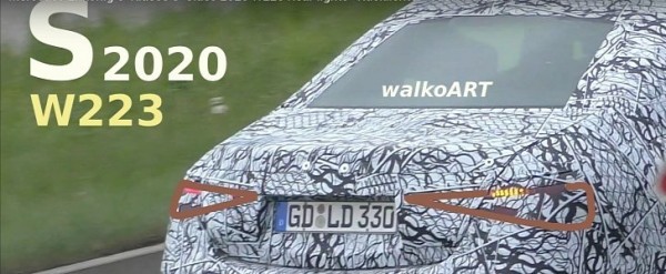 2020 Mercedes S-Class Prototypes Shows Hints of Its Lights