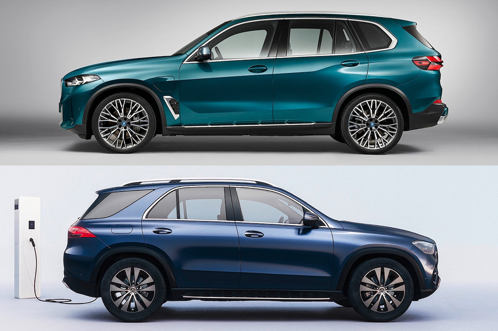 Posh Midsize SUV Comparison 2024 BMW X5 Vs. 2024 MercedesBenz GLE